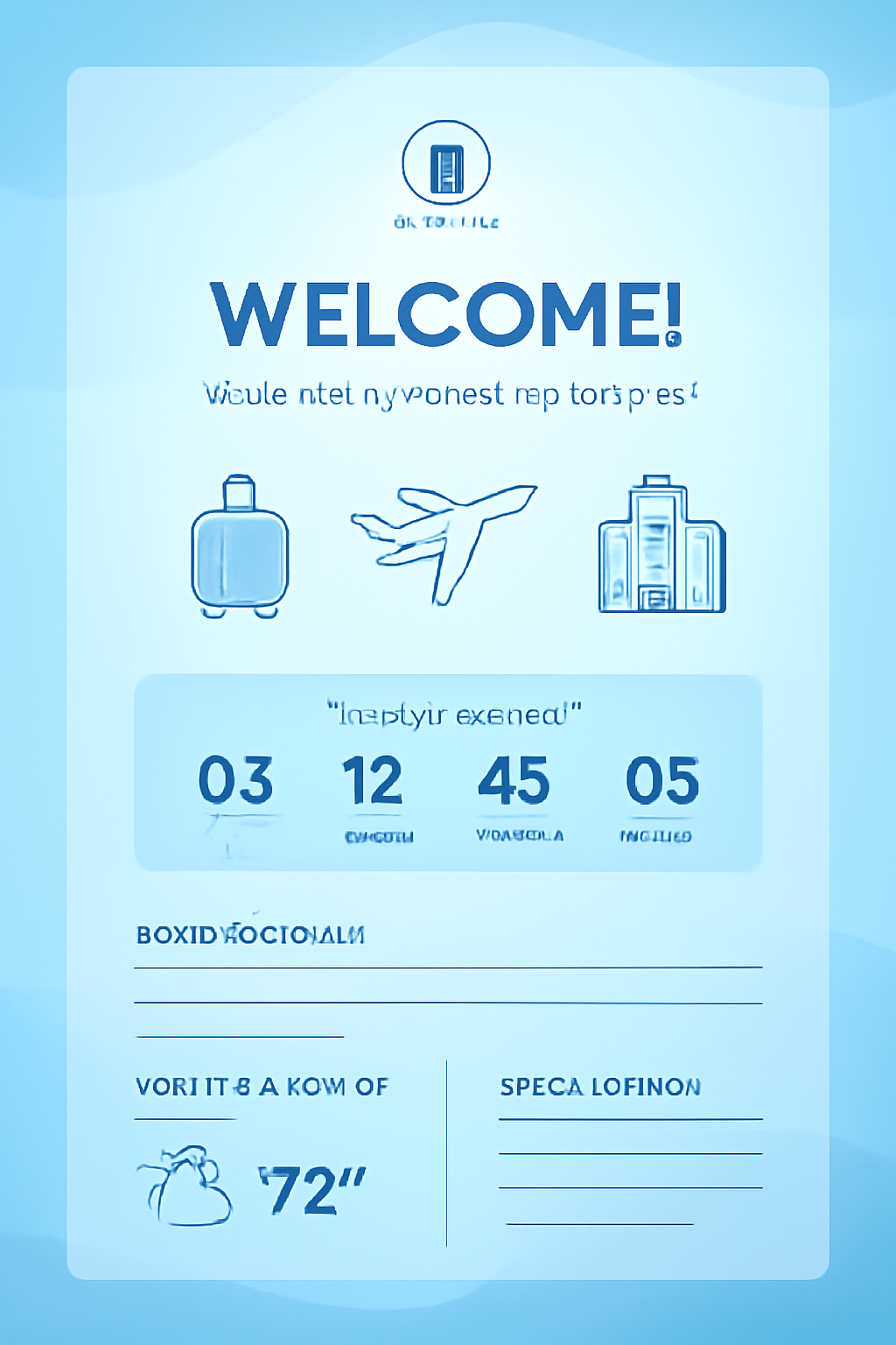 Pre-Arrival Email Template